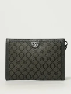 Pouch Ophidia Gucci in tessuto GG Supreme