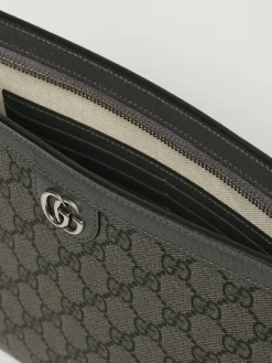 Pouch Ophidia Gucci in tessuto GG Supreme