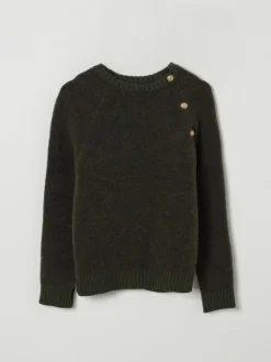 Pullover Balmain in misto lana con bottoni