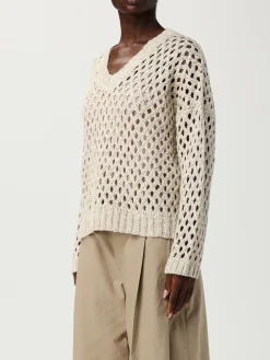 Pullover Brunello Cucinelli in misto lino e seta