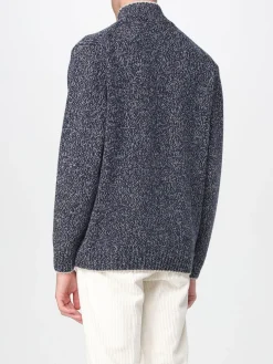 Pullover con zip Paul & Shark in lana vergine e cashmere