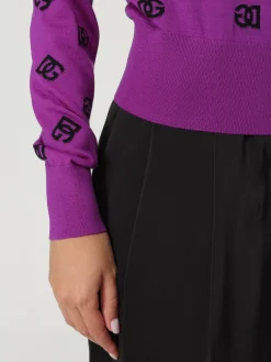 Pullover Dolce & Gabbana in lana vergine e seta