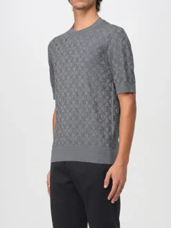 Pullover Dolce & Gabbana in seta con motivo monogram