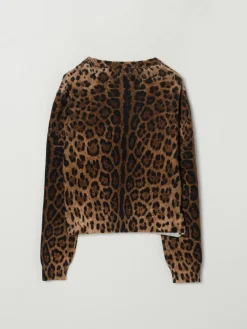 Pullover Dolce & Gabbana in lana vergine animalier