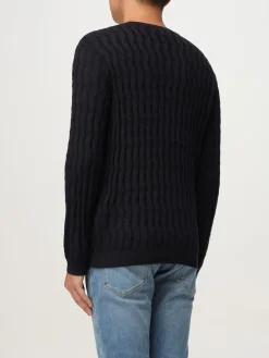 Pullover Emporio Armani in misto cotone tricot