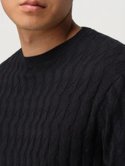 Pullover Emporio Armani in misto cotone tricot