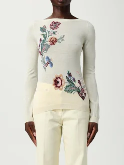Pullover Etro in misto lana con ricamo