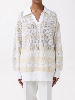 Pullover Fabiana Filippi in lana vergine e cotone