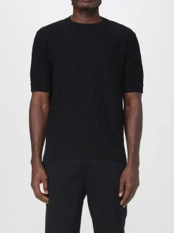 Pullover Fendi in cashmere con motivo monogram