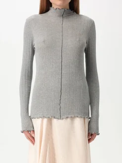 Pullover Fendi in maglia di cotone a coste