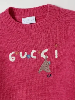 Pullover Gucci in cotone con logo