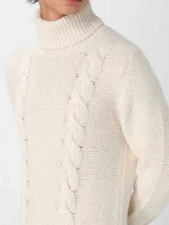 Pullover K-Way in cotone e lana d'Alpaca