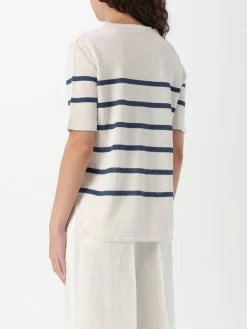 Pullover Max Mara in lino a righe