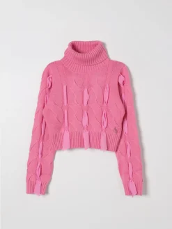 Pullover Miss Blumarine in misto lana tricot