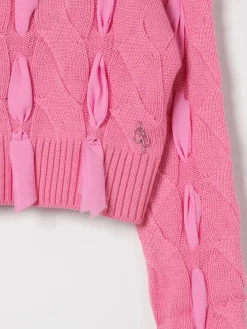 Pullover Miss Blumarine in misto lana tricot