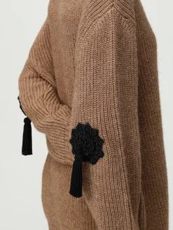 Pullover Moschino Couture in misto lana con nappe