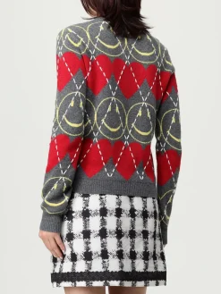 Pullover Moschino Couture in lana con fantasia