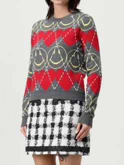 Pullover Moschino Couture in lana con fantasia