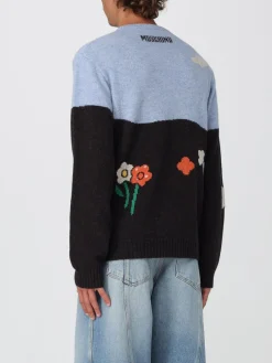 Pullover Moschino Couture in lana vergine con motivo grafica