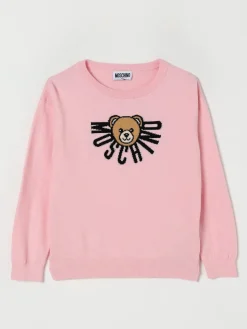 Pullover Moschino in cotone e lana con logo