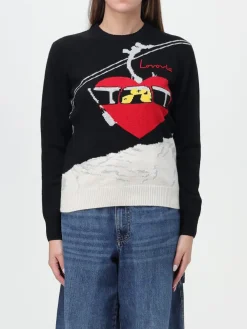 Pullover New Queen Mc2 Saint Barth in misto lana