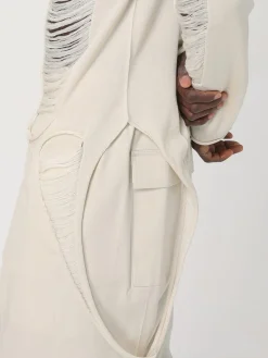 Pullover Rick Owens in lana effetto usurato