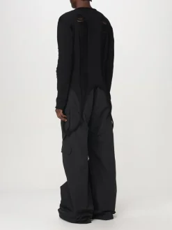 Pullover Rick Owens in lana effetto usurato