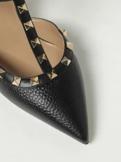 Pump Rockstud Valentino Garavani in pelle a grana