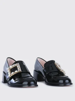 Pump Viv' Rangers Roger Vivier in vernice con fibbia gioiello