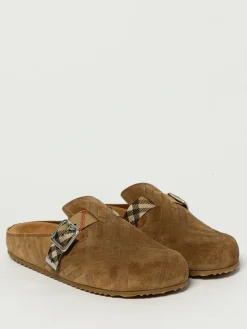 Sabot Check Urchin Burberry in camoscio