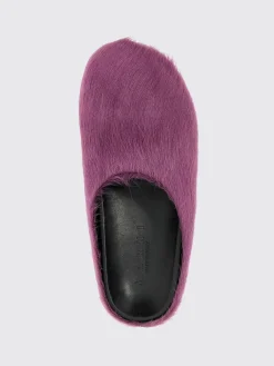 Sabot Marni in pelliccia