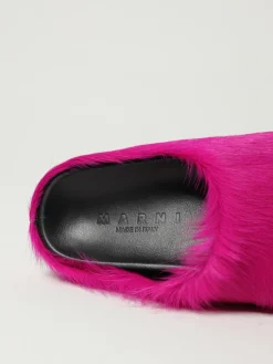 Sabot Marni in pelliccia