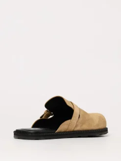 Sabot Moschino Couture in camoscio