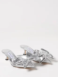 Sabot Staz Mule in pelle metallizzata Jimmy Choo