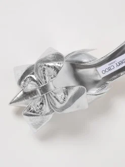 Sabot Staz Mule in pelle metallizzata Jimmy Choo