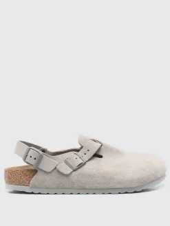 Sabot Tokio Birkenstock in camoscio