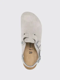 Sabot Tokio Birkenstock in camoscio