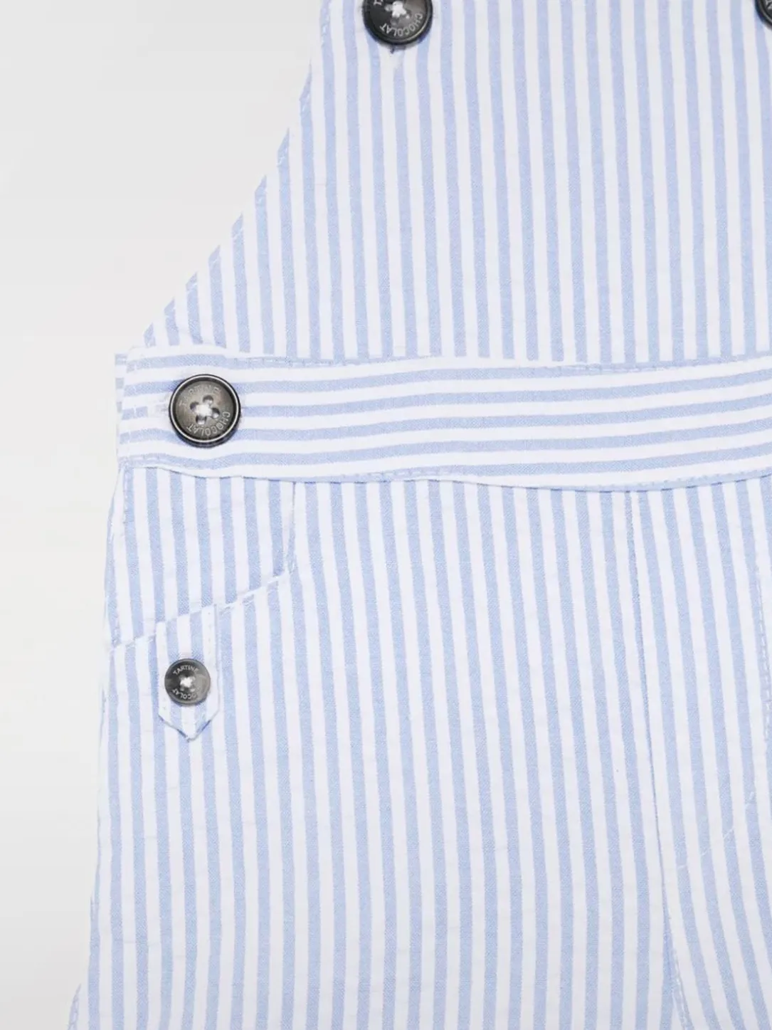 Salopette in cotone a righe Tartine Et Chocolat