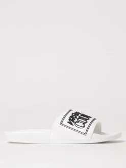 Sandali slides con logo Versace Jeans Couture