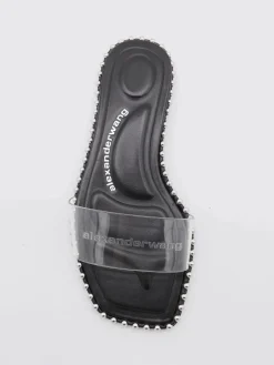 Sandalo Alexander Wang in pvc e pelle con borchie