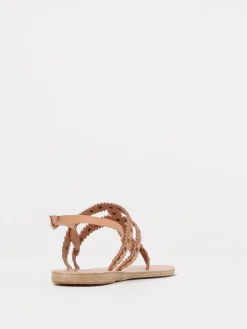 Sandalo Ancient Greek Sandal in pelle con borchie