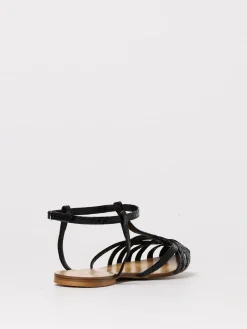 Sandalo Anna F. in pelle stampa pitone