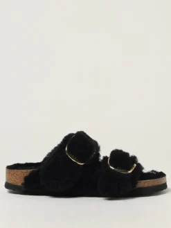 Sandalo Arizona Big Buckle Teddy Birkenstock in shearling
