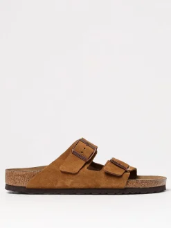 Sandalo Arizona Birkenstock in camoscio