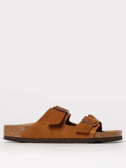 Sandalo Arizona Birkenstock in camoscio