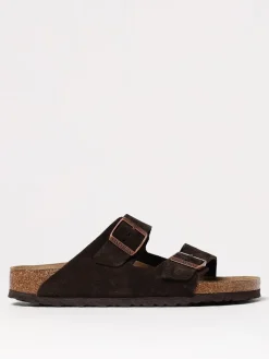 Sandalo Arizona Birkenstock in camoscio