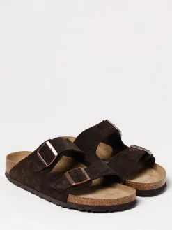 Sandalo Arizona Birkenstock in camoscio