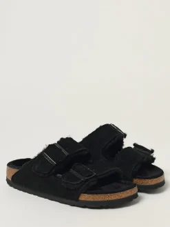 Sandalo Arizona Birkenstock in camoscio