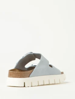 Sandalo Arizona Chunky Papillio Birkenstock in camoscio