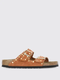 Sandalo Arizona Rivet Birkenstock in camoscio con borchie